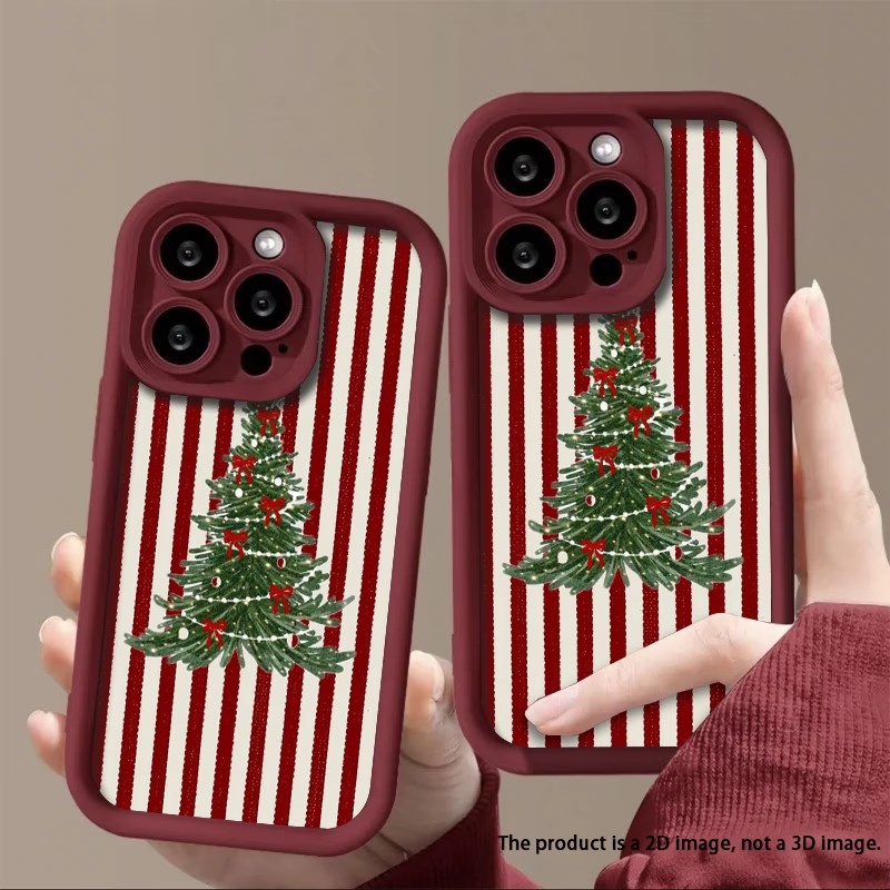 Apple Iphone 15 Pro Max - Sequoia Christmas Pattern Phone Case For