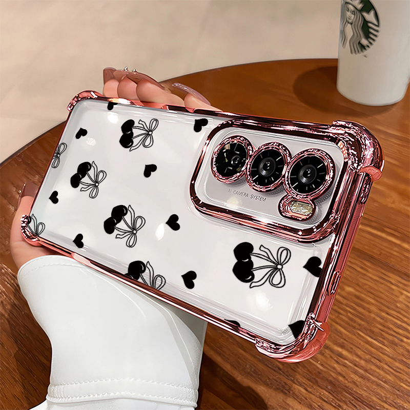 Google Pixel 9 Pro - Cute Cherry Love Heart Phone Case
